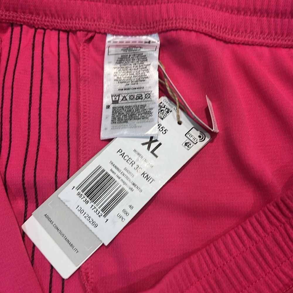 Adidas Ladies Pacer 3-Stripes Short Size XL - Picture 5 of 7